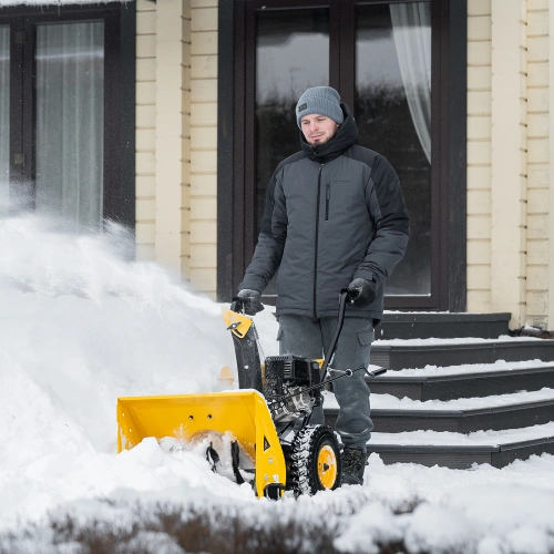 Бензиновая снегоуборочная машина SB 560, 212 cc, ручной старт Denzel по ценам производителя в Уфе с доставкой по всей России