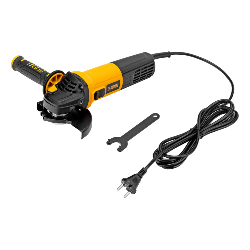 Машина шлифовальная угловая AG125-1500, 1500 Вт, 125 мм, 3000-11000 об/мин Denzel по ценам производителя в Уфе с доставкой по всей России