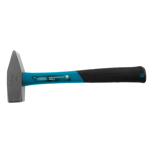Молоток слесарный, 1000 г, квадратный боек, фибергласовая обрезиненная рукоятка Gross по ценам производителя в Уфе с доставкой по всей России