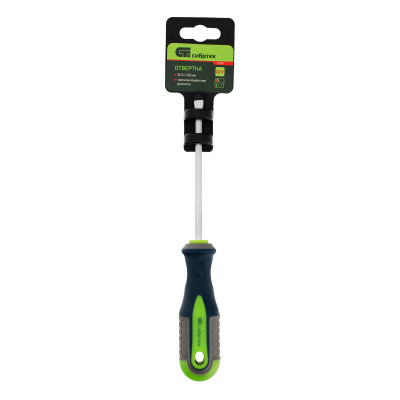 Отвертка, SL5 х 100 мм, CrV, трехкомпонентная рукоятка Сибртех по ценам производителя в Уфе с доставкой по всей России