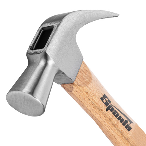 Молоток-гвоздодер, 650 г, боек 32 мм, деревянная рукоятка Sparta по ценам производителя в Уфе с доставкой по всей России