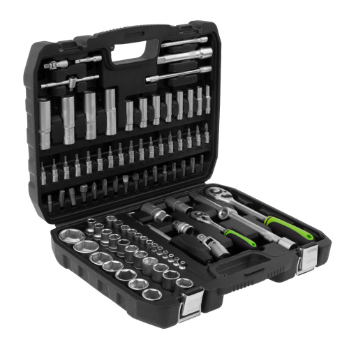 Набор инструмента, 1/2", 1/4", пластиковый кейс,94 предмета Сибртех по ценам производителя в Уфе с доставкой по всей России