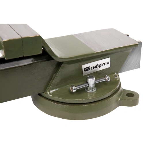 Тиски слесарные, 100 мм, стальные, поворотные Сибртех по ценам производителя в Уфе с доставкой по всей России