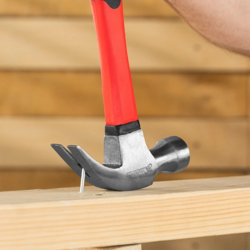 Молоток-гвоздодер optimal, 450 г, фибергласовая обрезиненная рукоятка Matrix по ценам производителя в Уфе с доставкой по всей России
