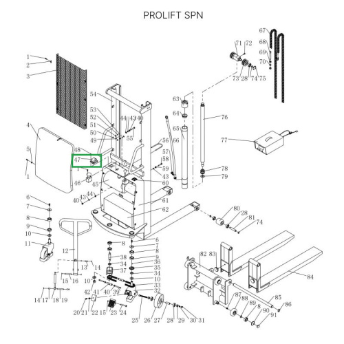 Зарядная розетка для штабелеров SPN по ценам производителя в Уфе с доставкой по всей России