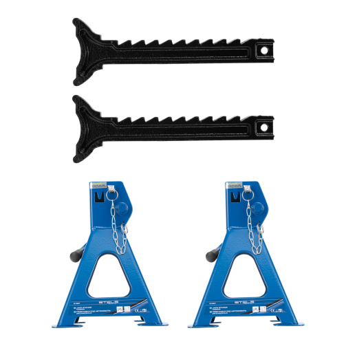 Подставки под автомобиль регулируемые, 2 т, H подъема 280-420 мм, 2 шт, Stels по ценам производителя в Уфе с доставкой по всей России