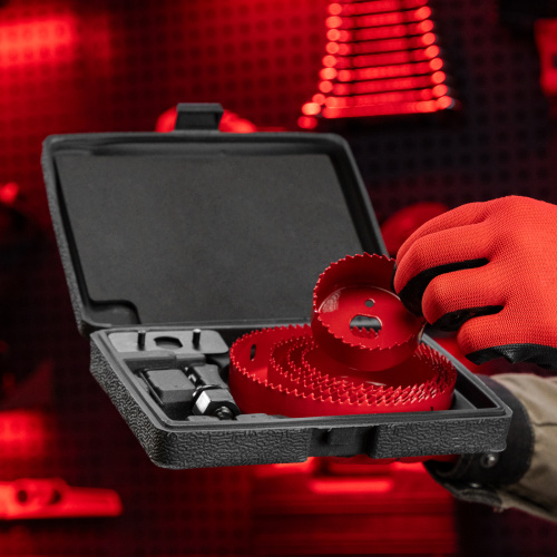 Набор кольцевых пил по дереву, 64-127 мм, 8 предметов Matrix по ценам производителя в Уфе с доставкой по всей России