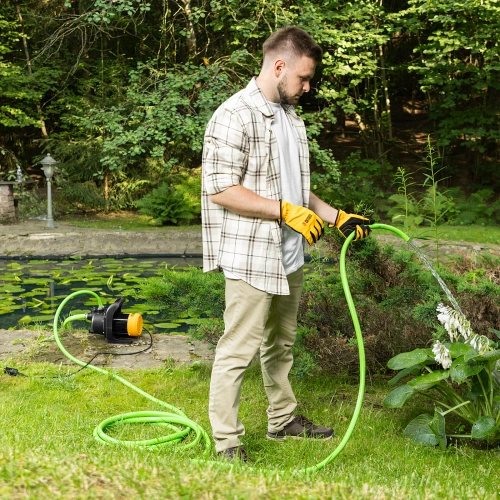 Садовый поверхностный насос GPL600, 600 Вт, 3000 л/ч, подъем 35 м, пластик Denzel по ценам производителя в Уфе с доставкой по всей России