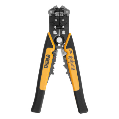 Щипцы для зачистки электропроводов 0,2-6 мм², функция обрезания проводов Denzel по ценам производителя в Уфе с доставкой по всей России