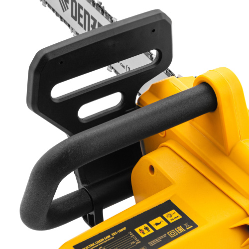 Пила цепная электрическая EDS-1800P, 1.8 кВт,поперечная, шина 40 см, шаг 3/8, паз 1.3 мм, 57 звеньев Denzel по ценам производителя в Уфе с доставкой по всей России