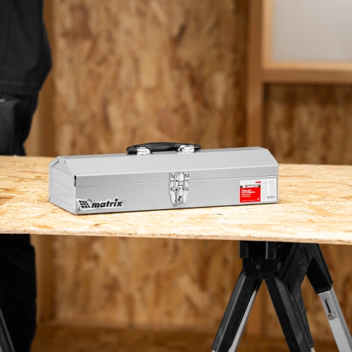 Ящик для инструмента, 410 х 154 х 95 мм, металлический Matrix по ценам производителя в Уфе с доставкой по всей России