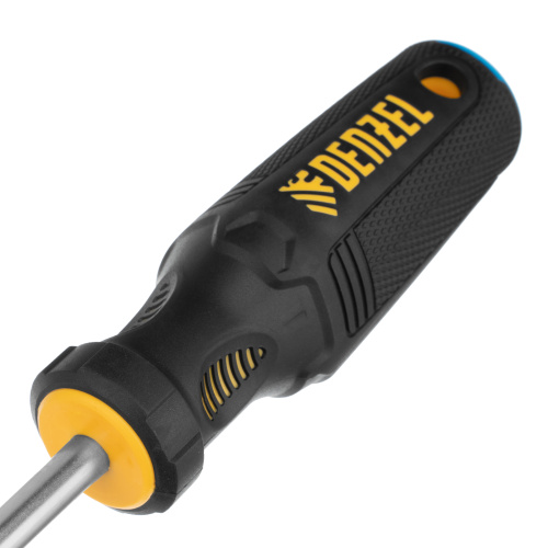 Отвертка SL8x150 мм, CrV, трехкомпонентная рукоятка Denzel по ценам производителя в Уфе с доставкой по всей России