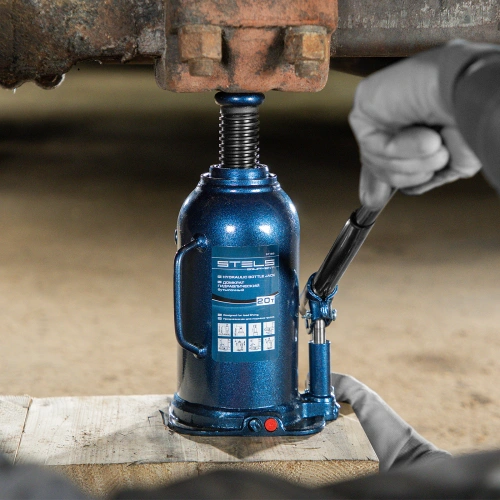 Домкрат гидравлический бутылочный, 20 т, h подъема 235-445 мм Stels по ценам производителя в Уфе с доставкой по всей России