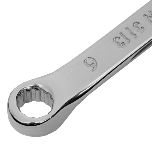 Ключ комбинированный, 6 мм, CrV, полированный хром Matrix по ценам производителя в Уфе с доставкой по всей России