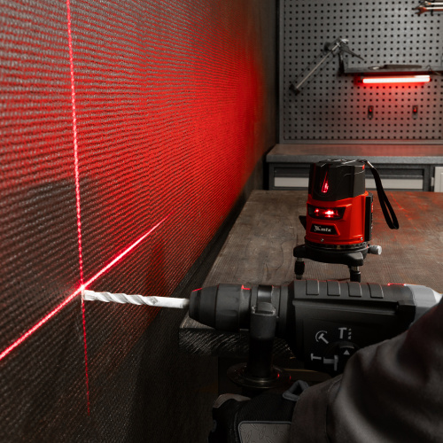 Лазерный уровень CRX-30R, 30 м, красный луч, батарейки, резьба 5/8" MTX по ценам производителя в Уфе с доставкой по всей России