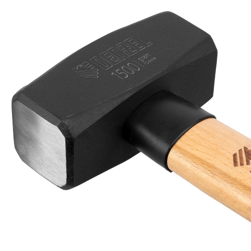 Кувалда, 1500 г, кованая головка, буковая рукоятка Denzel по ценам производителя в Уфе с доставкой по всей России