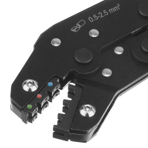 Клещи для обжима изолир. наконечников НКИ и НВИ, разъемов РПИ, гильз ГСИ, 0,5 - 2,5 мм2 Denzel по ценам производителя в Уфе с доставкой по всей России