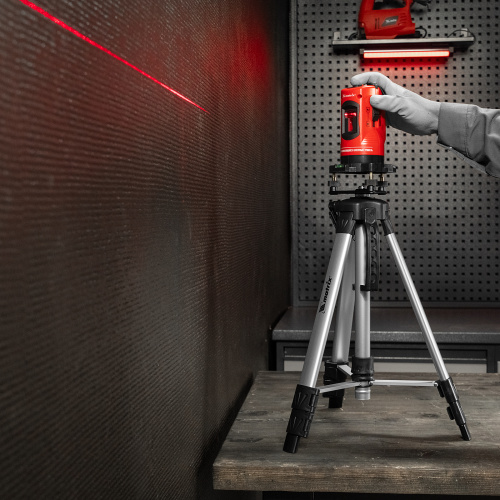 Лазерный уровень самовыравнивающийся, 150 мм, штатив 1150 мм, набор в пластиковом кейсе Matrix по ценам производителя в Уфе с доставкой по всей России