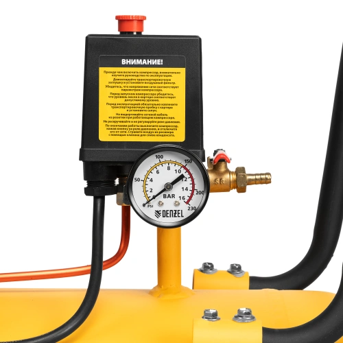 Компрессор воздушный BCI3000-T/200, ременный привод , 3.0 кВт, 200 литров, 530 л/мин Denzel по ценам производителя в Уфе с доставкой по всей России