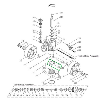 Опорный подшипник гидроузла для гидравлических тележек AC25 по ценам производителя в Уфе с доставкой по всей России