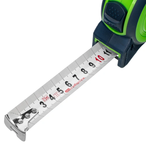 Рулетка Сапфир,двухкомпонентный корпус,7,5 м х 25 мм Сибртех по ценам производителя в Уфе с доставкой по всей России