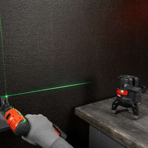 Лазерный уровень ML 06 Green, 30 м, 520 нм, аккумулятор Li 2800 мАч, резьба 5/8" Matrix по ценам производителя в Уфе с доставкой по всей России