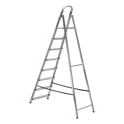 Стремянка, 8 ступеней, стальная, оцинкованная Сибртех по ценам производителя в Уфе с доставкой по всей России