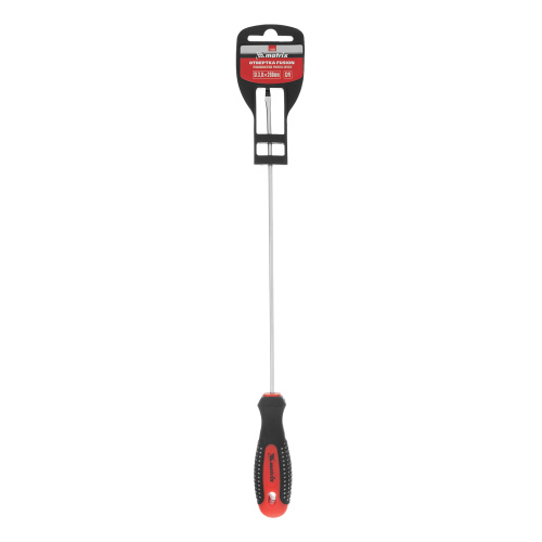 Отвертка Fusion, SL3 х 200 мм, CrV, трехкомпонентная рукоятка "Anti slip" Matrix по ценам производителя в Уфе с доставкой по всей России