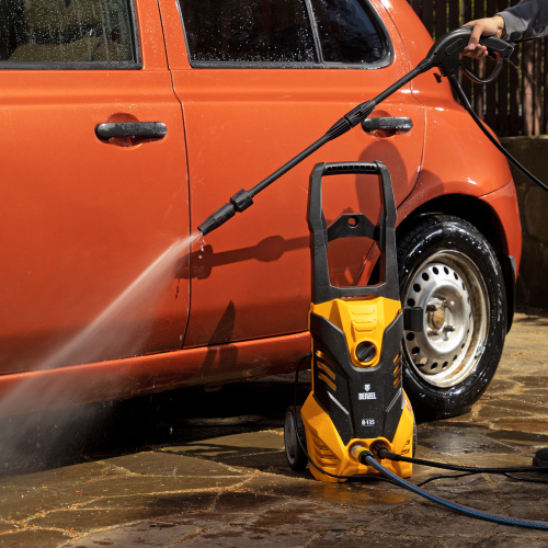 Моечная машина высокого давления R-135, 1800 Вт, 135 бар, 6 л/мин, колесная Denzel по ценам производителя в Уфе с доставкой по всей России