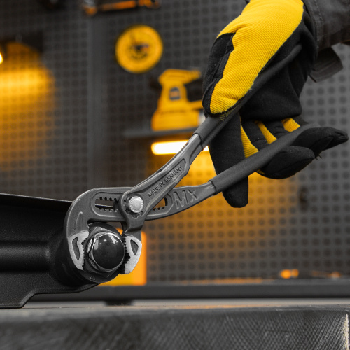 Клещи переставные, кнопочный механизм, обливные рукоятки, 250 мм Denzel по ценам производителя в Уфе с доставкой по всей России