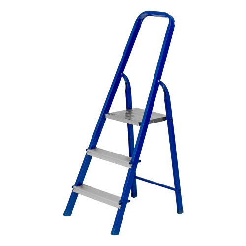 Стремянка, 3 ступени, стальной профиль, алюминиевые ступени Сибртех по ценам производителя в Уфе с доставкой по всей России