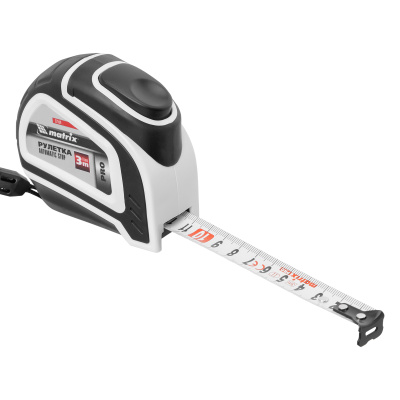Рулетка Autostop,3 м х 16 мм,двухкомпонентный корпус,автоматическая фиксация,Pro Matrix по ценам производителя в Уфе с доставкой по всей России