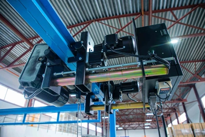 Таль передвижная двухскоростная с уменьшенной строительной высотой  3,2т  6м 4/1 380В электрическая канатная TOR SHA8 2D по ценам производителя в Уфе с доставкой по всей России