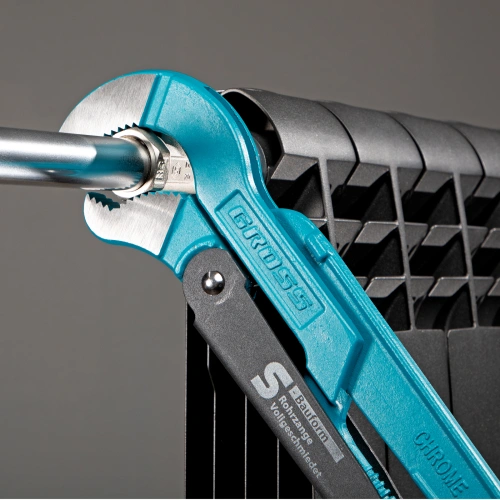 Ключ трубный рычажный 2, №3, цельнокованый, CrV, тип "S" Gross по ценам производителя в Уфе с доставкой по всей России