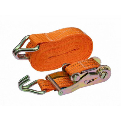 Ремень стяжной  2,5 / 5 тн, РС 4 м x 35 мм, полиэстер, с крюками, храповиком | СибТаль по ценам производителя в Уфе с доставкой по всей России