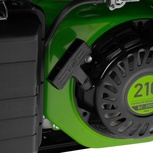 Генератор бензиновый БС-2800, 2.5 кВт, 230В, четырехтактный, 15 л, ручной стартер Сибртех по ценам производителя в Уфе с доставкой по всей России
