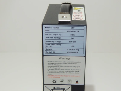 Аккумулятор литий-ионный (Li-ion) 24В/20Ач 186х85х266  для тележек CBD15 по ценам производителя в Уфе с доставкой по всей России