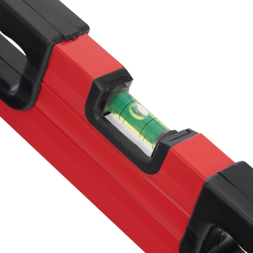 Уровень алюминиевый, 600 мм, фрезерованный, 3 глазка, две эргономичные ручки Matrix по ценам производителя в Уфе с доставкой по всей России