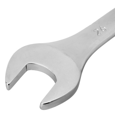 Ключ комбинированный, 26 мм, CrV, матовый хром Stels по ценам производителя в Уфе с доставкой по всей России