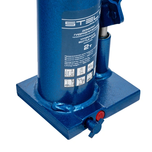 Домкрат гидравлический бутылочный телескопический, 2 т, H подъема 170-380 мм Stels купить в Москве с доставкой по всей России | ProtosMarket.ru