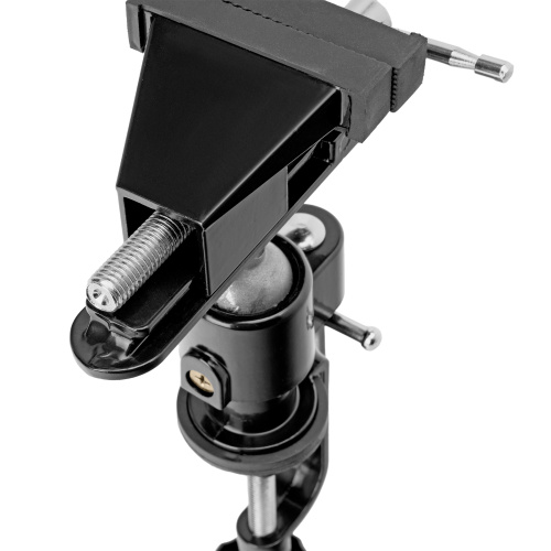 Тиски настольные, многофункциональные, сменная насадка, хомут для дрели, шарнирный механизм, 70 мм Matrix по ценам производителя в Уфе с доставкой по всей России