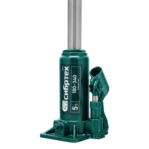 Домкрат гидравлический бутылочный, 5 т, 180-340 мм, в пласт. кейсе Сибртех по ценам производителя в Уфе с доставкой по всей России