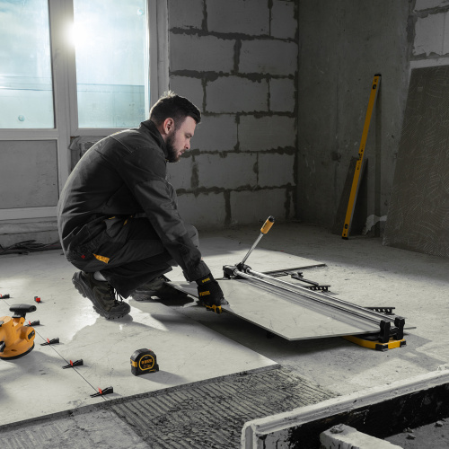 Плиткорез 1000х14мм, цельнометал. напр., каретка на подш., стальная станина, рукоятка-пенал Denzel по ценам производителя в Уфе с доставкой по всей России