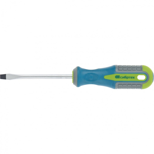 Отвертка, SL6 х 100 мм, CrV, трехкомпонентная рукоятка Сибртех по ценам производителя в Уфе с доставкой по всей России