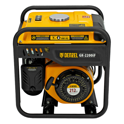 Генератор инверторный GK-2200iF, 2,2 кВт, 230 В, ручной старт DENZEL по ценам производителя в Уфе с доставкой по всей России