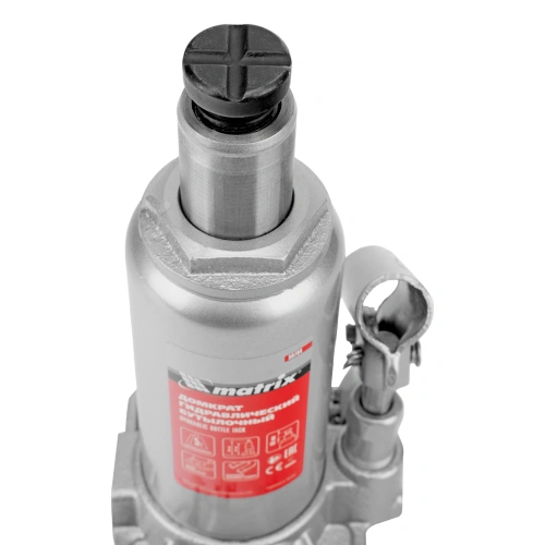 Домкрат гидравлический бутылочный, 5 т, h подъема 197-382 мм Matrix по ценам производителя в Уфе с доставкой по всей России