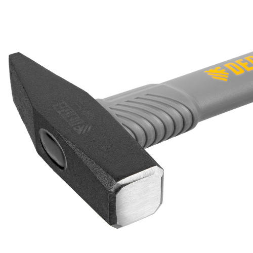 Молоток слесарный, 500 г, кованый, фибергласовая рукоятка c TPR покрытием Denzel по ценам производителя в Уфе с доставкой по всей России