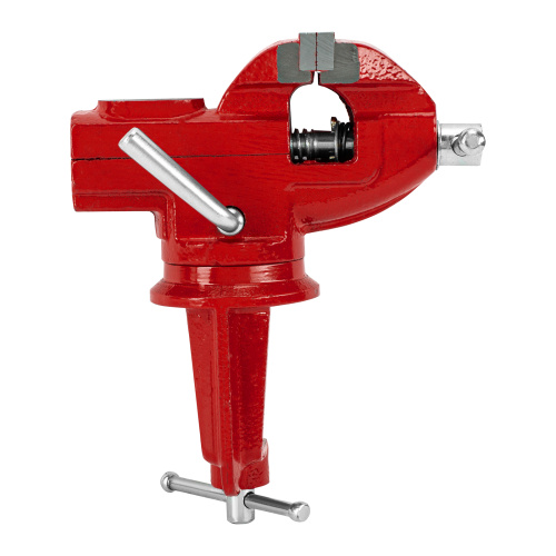 Тиски слесарные, 50 мм, настольные, поворотные, c наковальней MTX по ценам производителя в Уфе с доставкой по всей России
