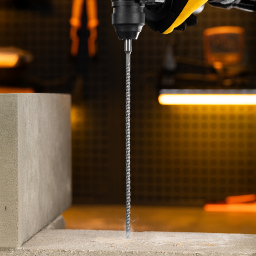 Бур по бетону, цельная крестовая пластина, 6x315 мм, SDS PLUS Denzel по ценам производителя в Уфе с доставкой по всей России