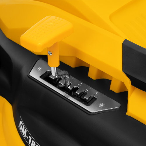 Газонокосилка электрическая GM-1800, 1800 Вт, шир. 38 см, 6 уров., травосб. 40 л. Denzel по ценам производителя в Уфе с доставкой по всей России